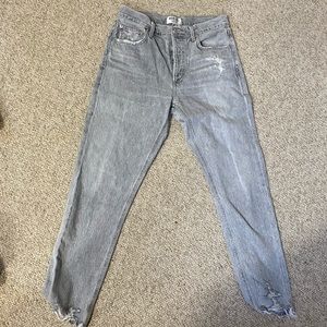 Agolde grey skinny jeans